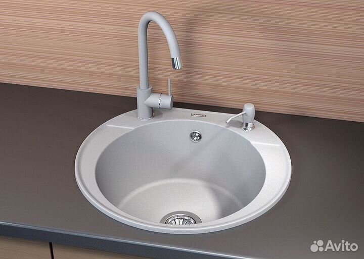 Кухонная мойка Florentina Эльба-555 20.145.C0555.306 Капучино