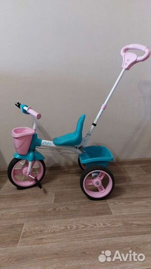 Детский Велосипед с тростью Nika kids