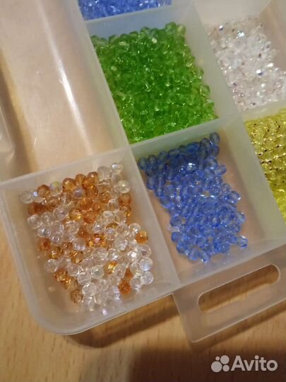 Бусины и биконусы для рукоделия