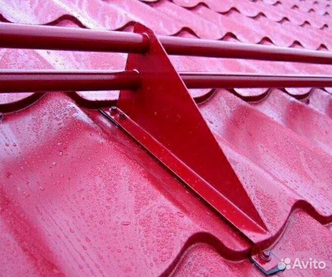 Снегозадержатель с установкой