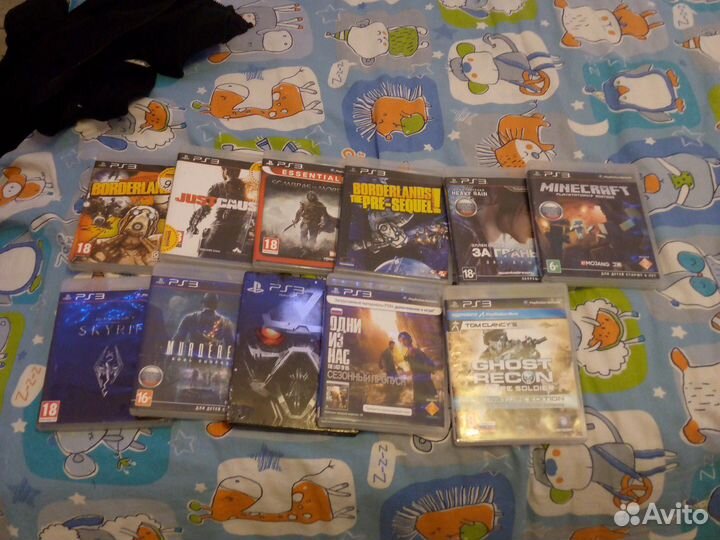 Диски 11 штук на PS3