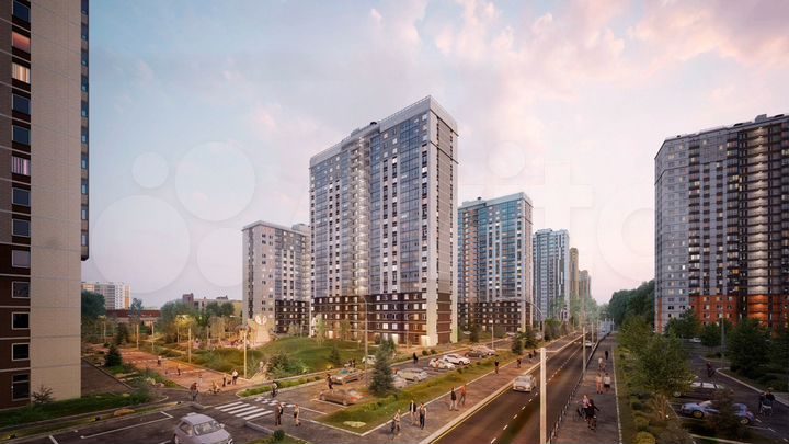 4-к. квартира, 56,4 м², 13/22 эт.