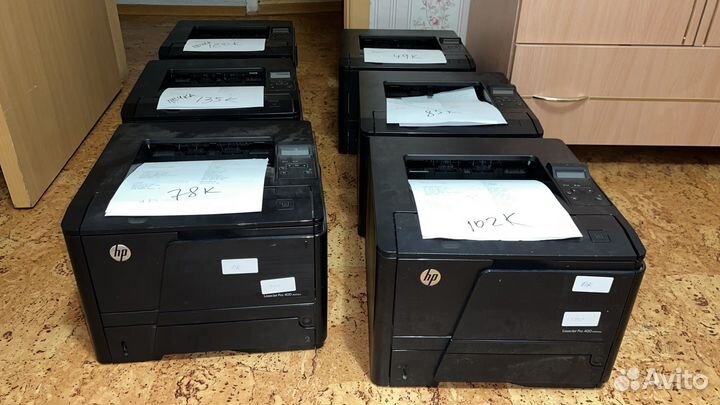 Принтер лазерный HP m401 и m402 количество