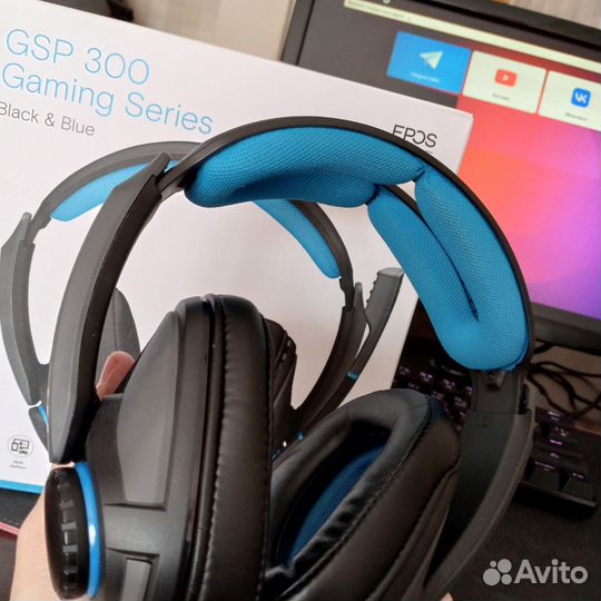 Epos Sennheiser GSP300 чёрные