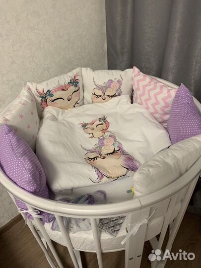 Бортики в детскую кроватку