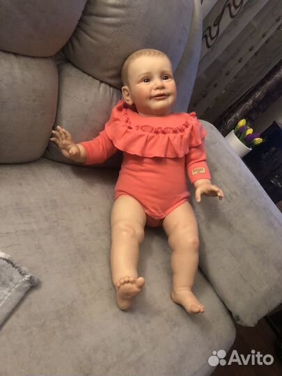 Кукла реборн Зои 67 см 3,5-4 кг большая новая