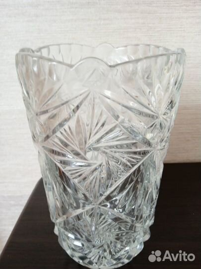 Ваза для цветов хрустальная, салатники хрустальные
