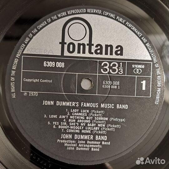 John Dummer's Famous Music Band - Same 1970 UK Fon
