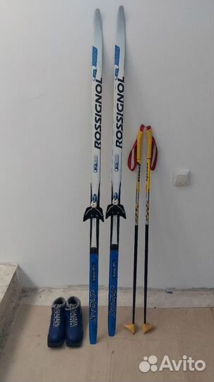 Лыжи беговые детские 160 комплект