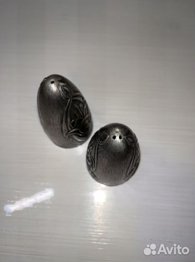 Старинный набор для специй солонка перечница