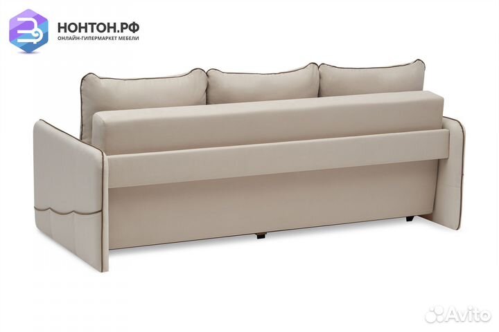 Диван еврокнижка Энерджи 3-х местный бежевый