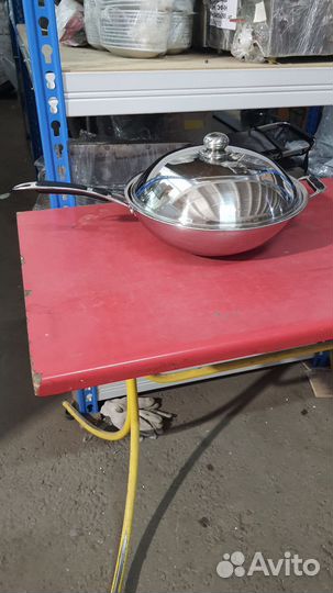 Сковорода WOK из нержавеющей стали indokor wind