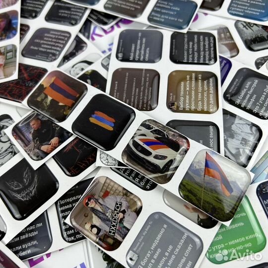 3d стикеры оптом с дизайном под заказ