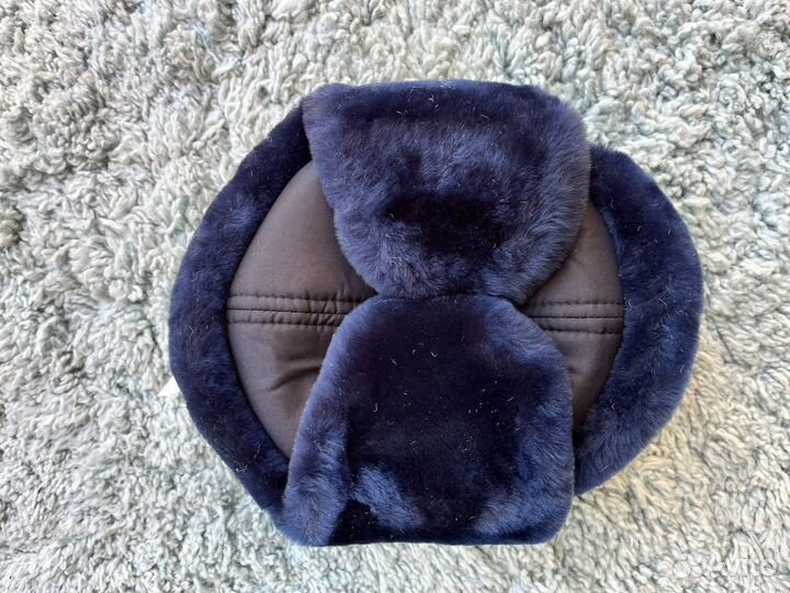 Шапка-ушанка меховая для сотрудников овд