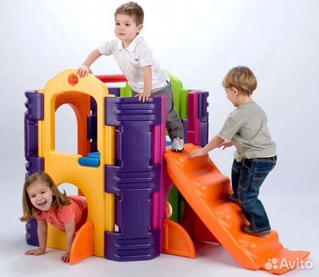 Горка с лазом для активных детей