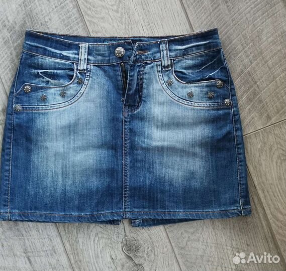 Юбка джинсовая