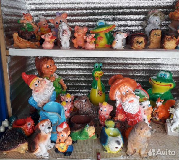 Садовые фигуры, копилки