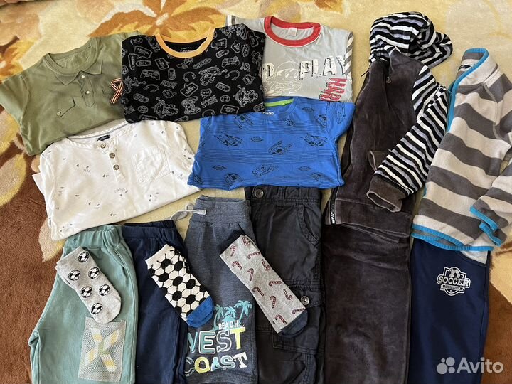 Пакет вещей для мальчика 5-6 лет