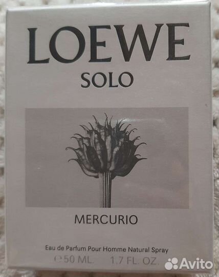 Loewe solo mercurio п/в для мужчин