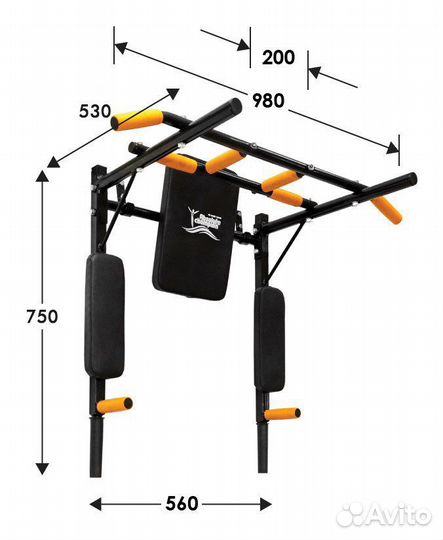 Турник брусья Железное тело