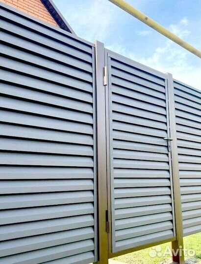 Забор жалюзи под заказ