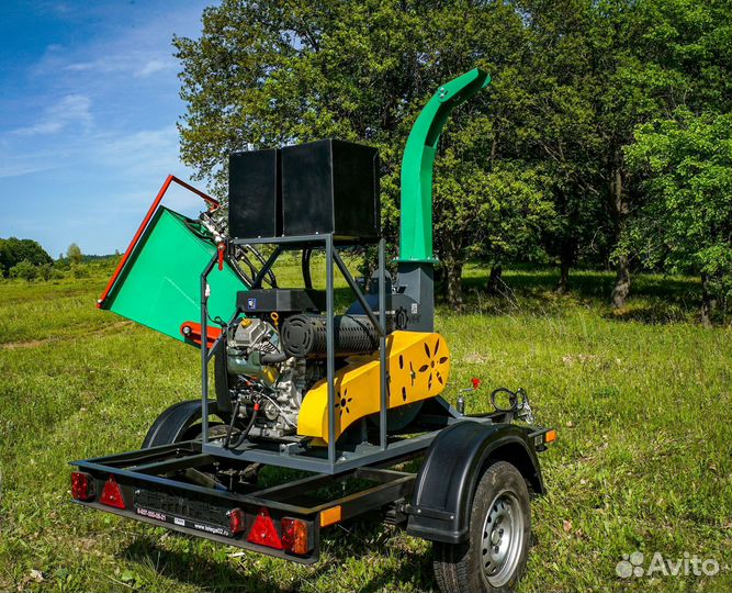 Измельчитель веток и древесных отходов 