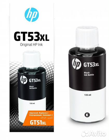 Чернила для картриджа HP GT-53XL black IN