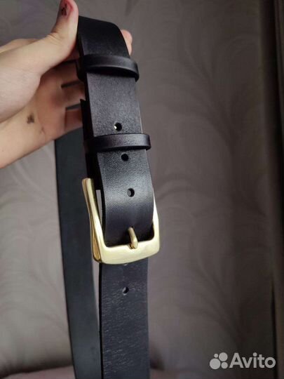 Ремень мужской из натуральной кожи (ручная работа)