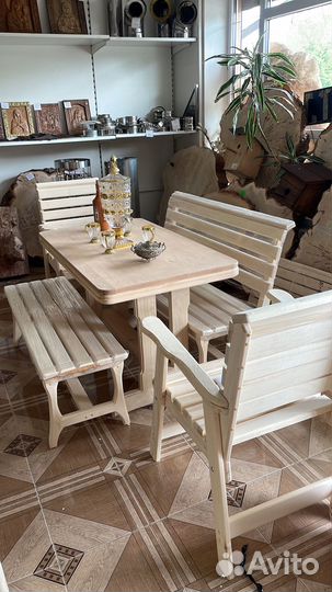 Мебель для беседки бани террасы