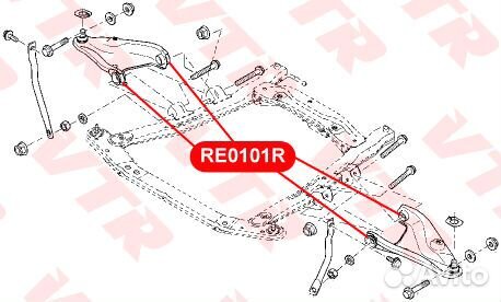 Сайлентблок VTR RE0101RP