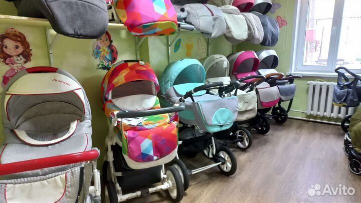 Коляска новая и с пробегом