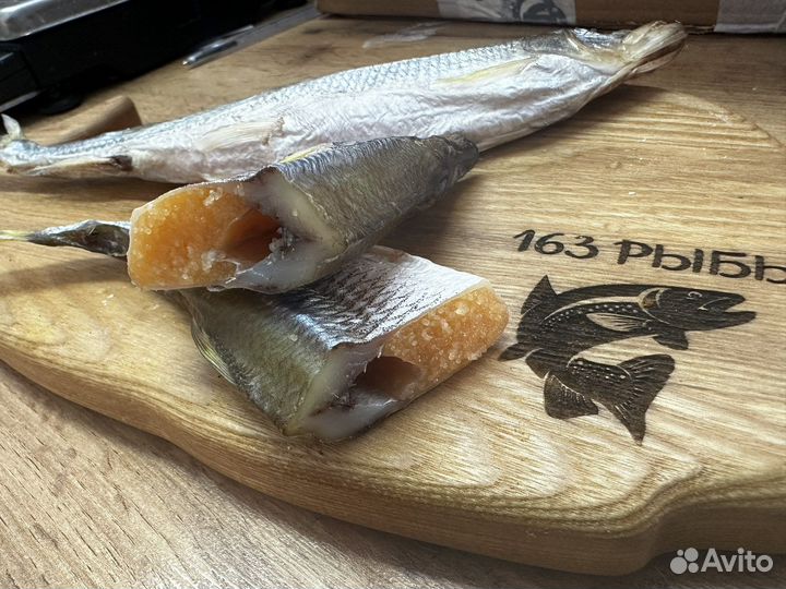 Корюшка вяленая с икрой