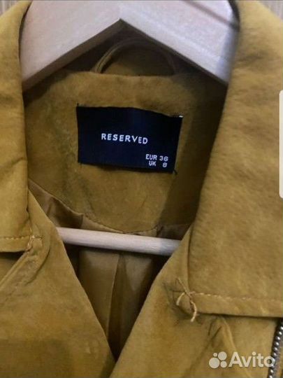 Кожаная куртка reserved helmut lang