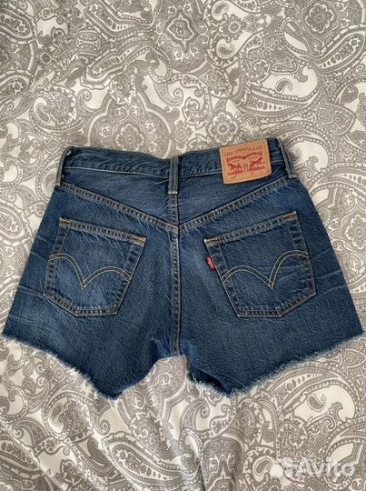 Джинсовые шорты Levis 501 W24