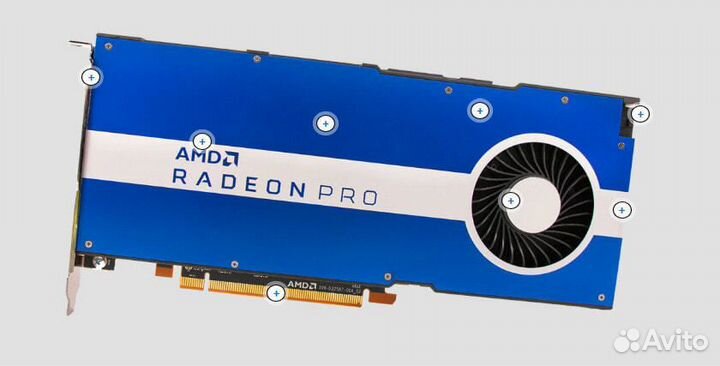 Видеокарта dell Radeon Pro W5500 8GB
