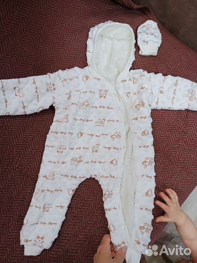 Вещи на девочку 0-6 мес