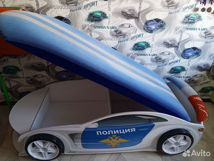 Кровать машина для мальчика б/у