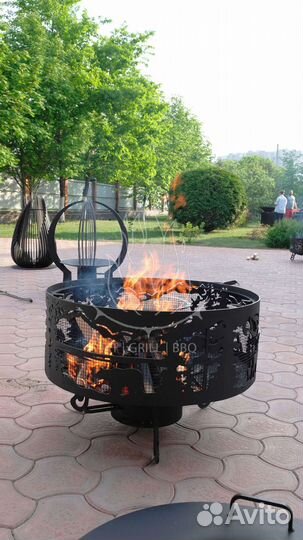 Костровая чаша. Очаг. Камин