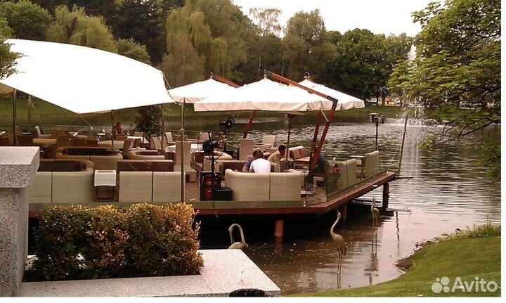 Профессиональный усиленный уличный зонт