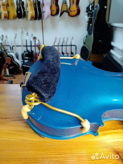 Мостик для скрипки FiddlermanSR-01S 1/2 синий