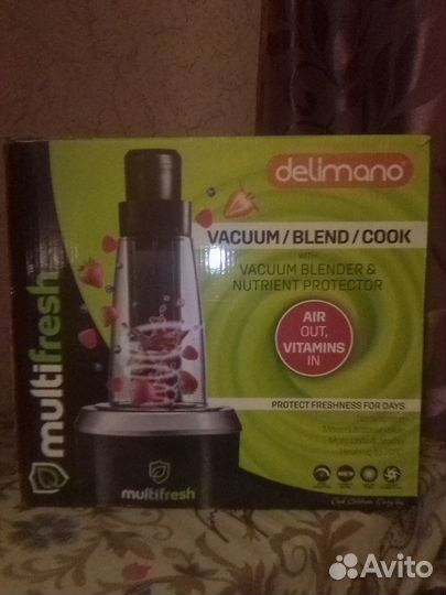 Вакуумный блендер delimano multifresh