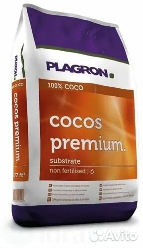 Кокосовый субстрат Plagron Сосо Premium 50 литров