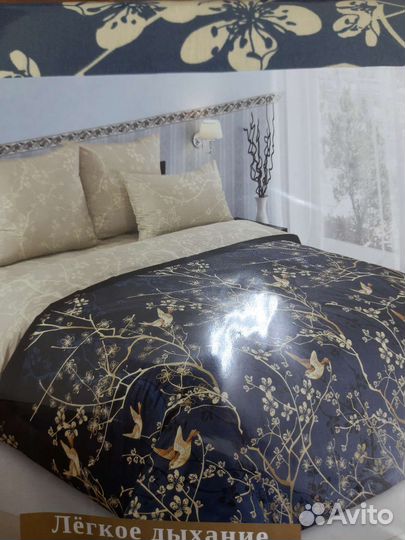 Постельное белье двухспальное новое.Перкаль