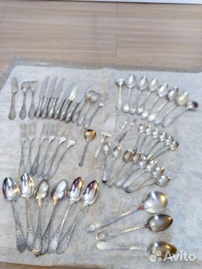 Столовые приборы мельхиор