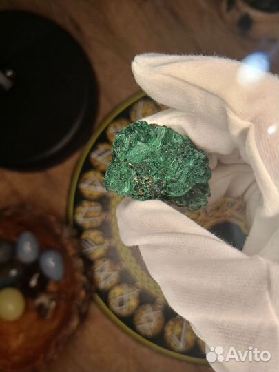 Плисовый малахит