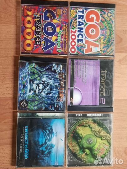 GOA,trans cd диски.2000-е г