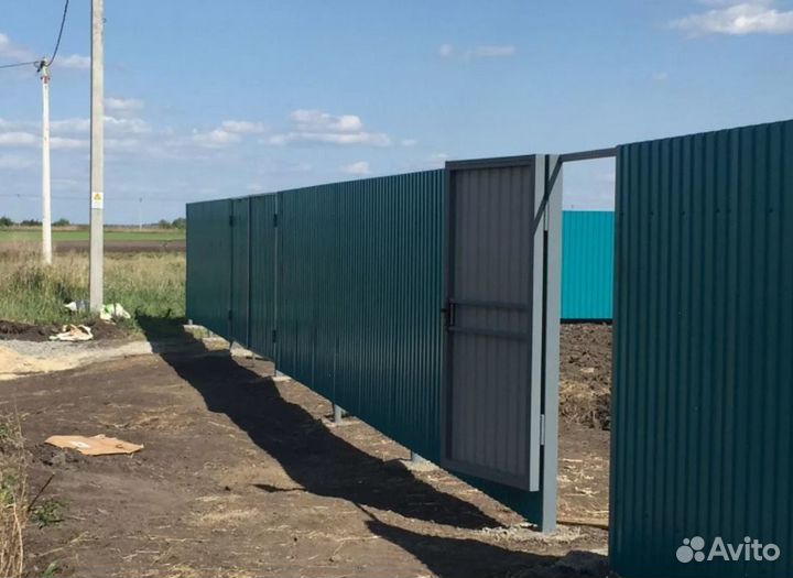 Забор из профлиста качественно качественно