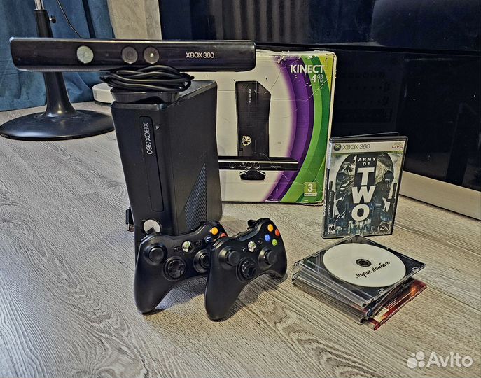 Xbox + kinekt (прошитый)