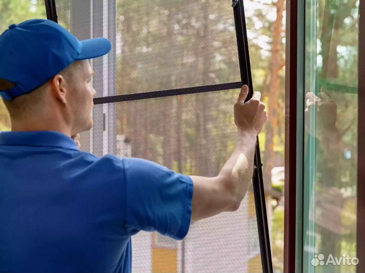 Москитная сетка Вставная RAL9975