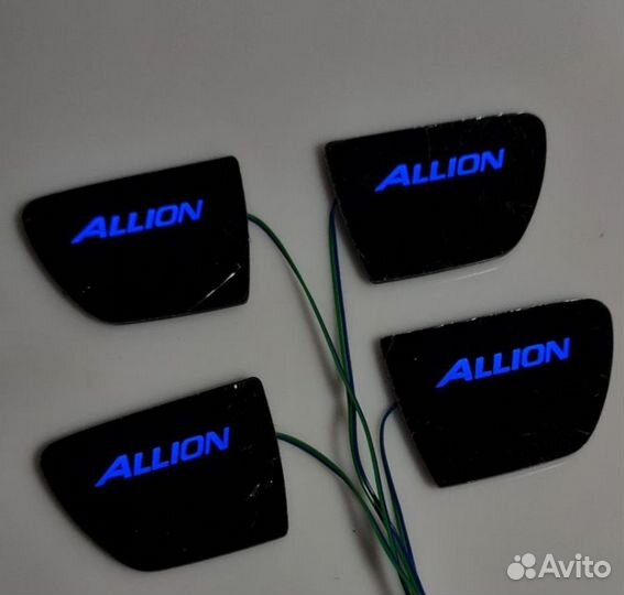 Подсветка дверных ручек салона Toyota allion 240